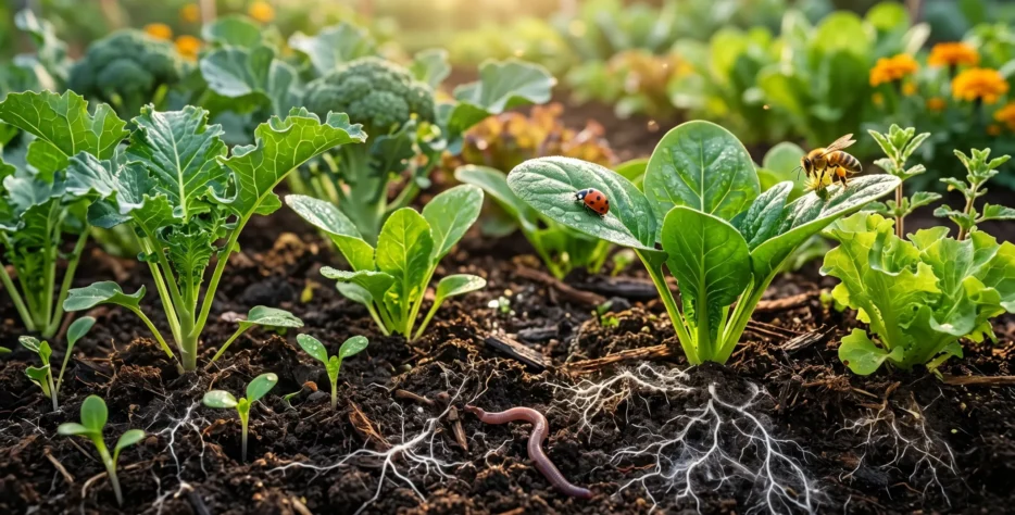 We grow fresh, organic produce using clean methods that protect nature, healthy food.